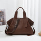 Women's Capacity Portable Korean Style Solid Color Tote Bags