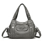Women's Retro Soft Leather Motorcycle Trendy Quality Handbags
