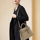 Women's High-grade Fashionable Genuine Leather Handmade Kelly First Layer Handbags