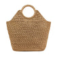 Women's Vacation Style Woven Open Large Capacity Handbags
