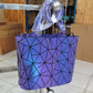 Women's Clearance Geometric Diamond Pattern Fashion Portable Special Bucket Bags