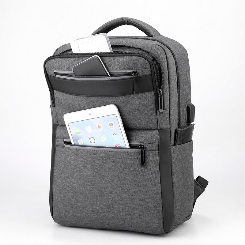 Men's Business Stylish And Versatile Waterproof Computer Large Capacity Backpacks