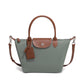 Women's Trendy Nylon Dumplings Fashionable Simple Contrast Handbags