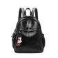 Women's Leather Korean Fashionable Fashion Large Capacity Backpacks