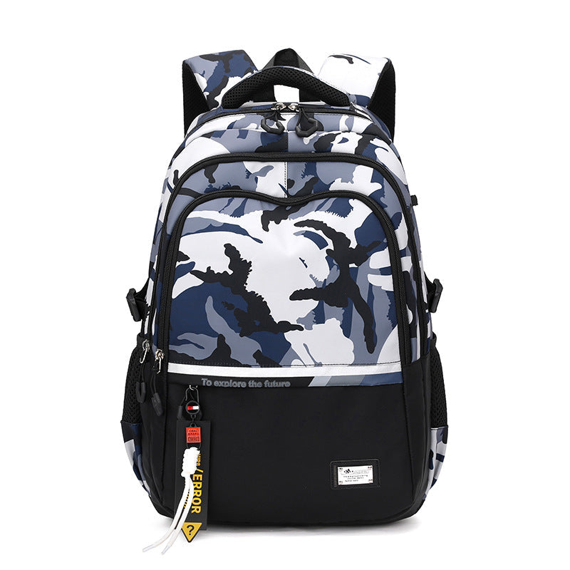 Men's Boy's Simple Burden Reduction Large Capacity Backpacks