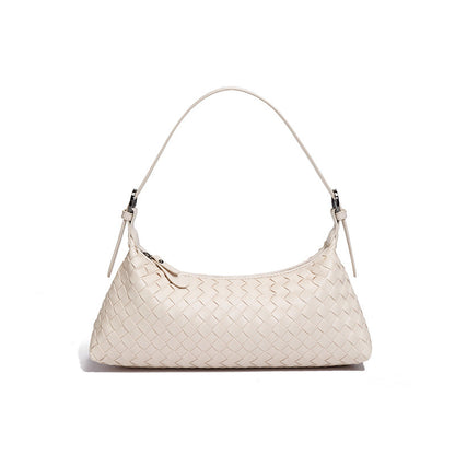 Women's Woven High-grade Fashionable Underarm Baguette Bags