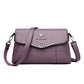 Women's Kangaroo Mother Simple Embroidery Line Shoulder Bags