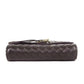 Women's Rhombus Woven Leather Classic Style Underarm Crossbody Bags