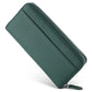Women's Genuine Leather Long Zipper Clutch Ladies Wallets