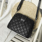 Women's Genuine Leather Large Capacity Fashion Diamond Crossbody Bags