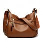 Women's Soft Leather Textured Mother-in-law Simple Shoulder Bags