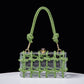 Storage Box Banquet Handcraft Braiding Rope Small Square Bags