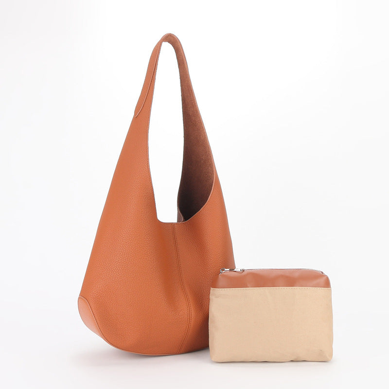 Women's Leather Fashion Simple Comfortable Large Capacity Totes Bags