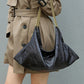 Women's Underarm Fashion Embossed Wrinkled Leather Retro Bags