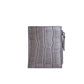 Genuine Leather Fashion Crocodile Pattern Short Ladies Wallets
