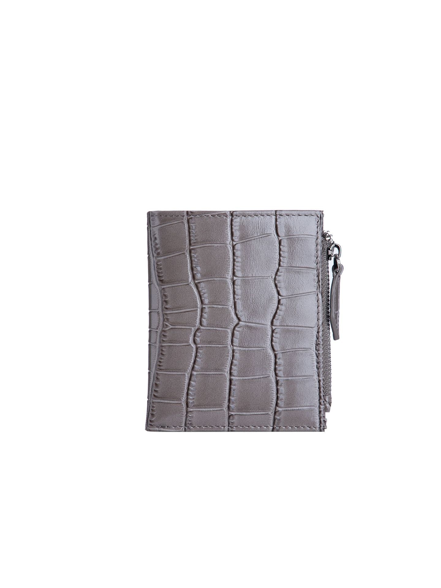 Genuine Leather Fashion Crocodile Pattern Short Ladies Wallets