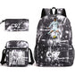 Pencil Three-piece Canvas Large Capacity Leisure Shoulder Bags
