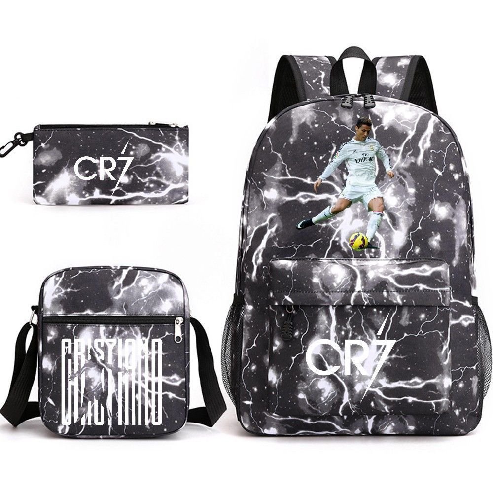 Pencil Three-piece Canvas Large Capacity Leisure Shoulder Bags