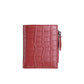 Genuine Leather Fashion Crocodile Pattern Short Ladies Wallets