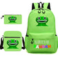 Elegant Unique Garden Game Pencil Three-piece Elementary School Students' Schoolbags
