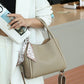 Women's Simple Relaxed Feeling Soft Leather Shoulder Bags
