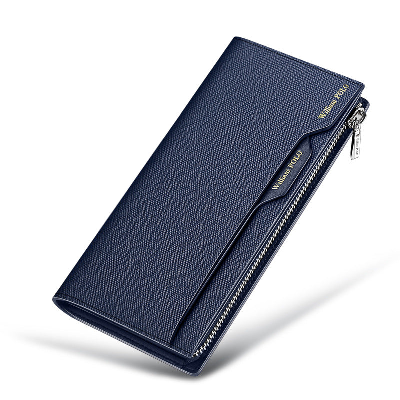 Men's Emperor Paul Long Genuine Leather Business Men's Wallets