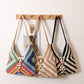 Women's Single Cotton Thread Woven Color Grandmother Shoulder Bags