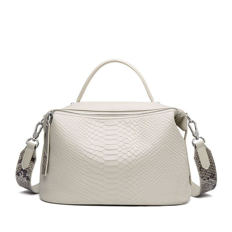 Women's Trendy Fashion Large Capacity Pillow Leather Shoulder Bags