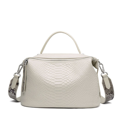 Women's Trendy Fashion Large Capacity Pillow Leather Shoulder Bags