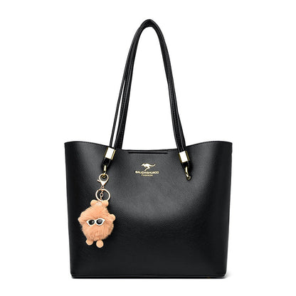 Women's Solid Color Texture Underarm Commute Cute Handbags