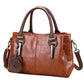 Women's Summer Retro Contrast Color Personality Large Handbags