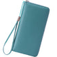 Women's Swiping Leather Large Capacity Long Top Layer Cowhide Ladies Wallets