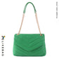 Women's Commuter Soft Metal Chain Embroidered Versatile Crossbody Bags