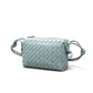 Women's Simple Handmade Woven Solid Color High-grade Small Square Bags