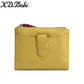 Women's Fashion Short Zip Cowhide Korean Style Ladies Wallets