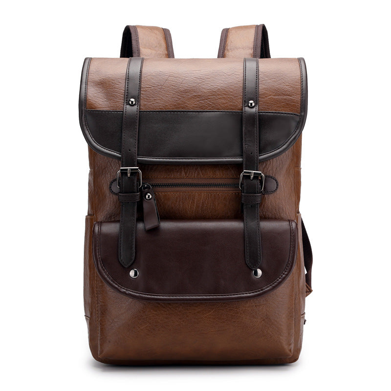 Men's Retro Business Computer Large Capacity Waterproof Backpacks