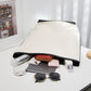 Women's Contrast Color Large Capacity Retro Canvas Bags