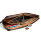 Women's & Men's Handmade Retro Long Genuine Leather Cowhide Clutch Bags