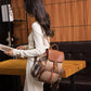 Women's Fashion Drawstring Large Capacity Simple Commute Backpacks