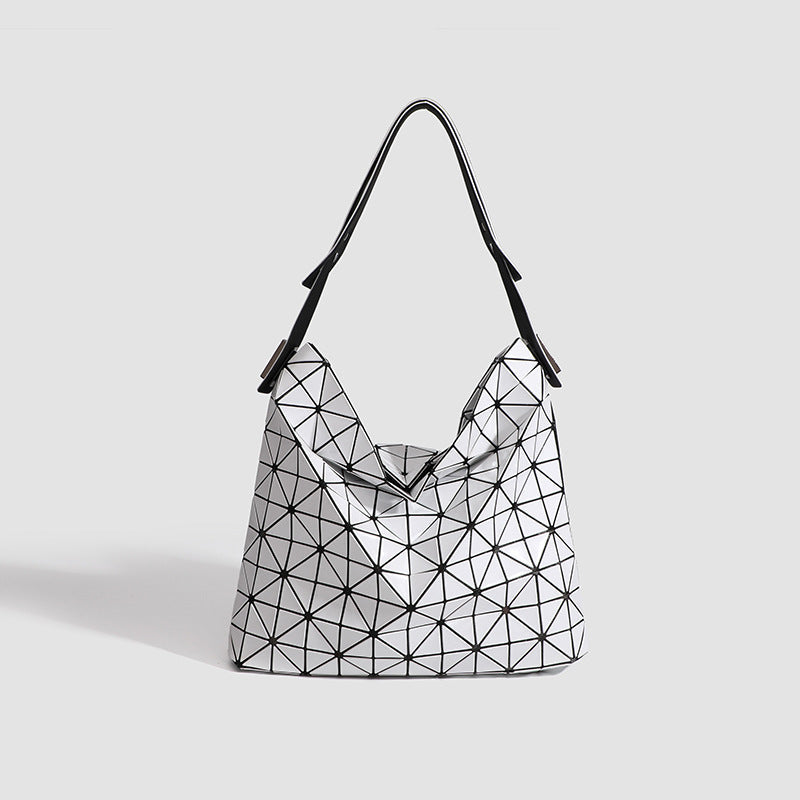 Trendy Style Underarm Commuter Geometric Rhombus Crossbody Bags