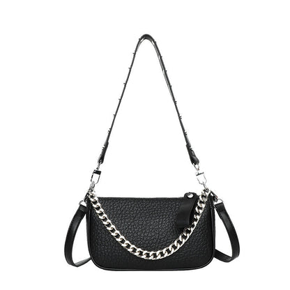 Women's Niche Underarm Soft Chain First Layer Shoulder Bags