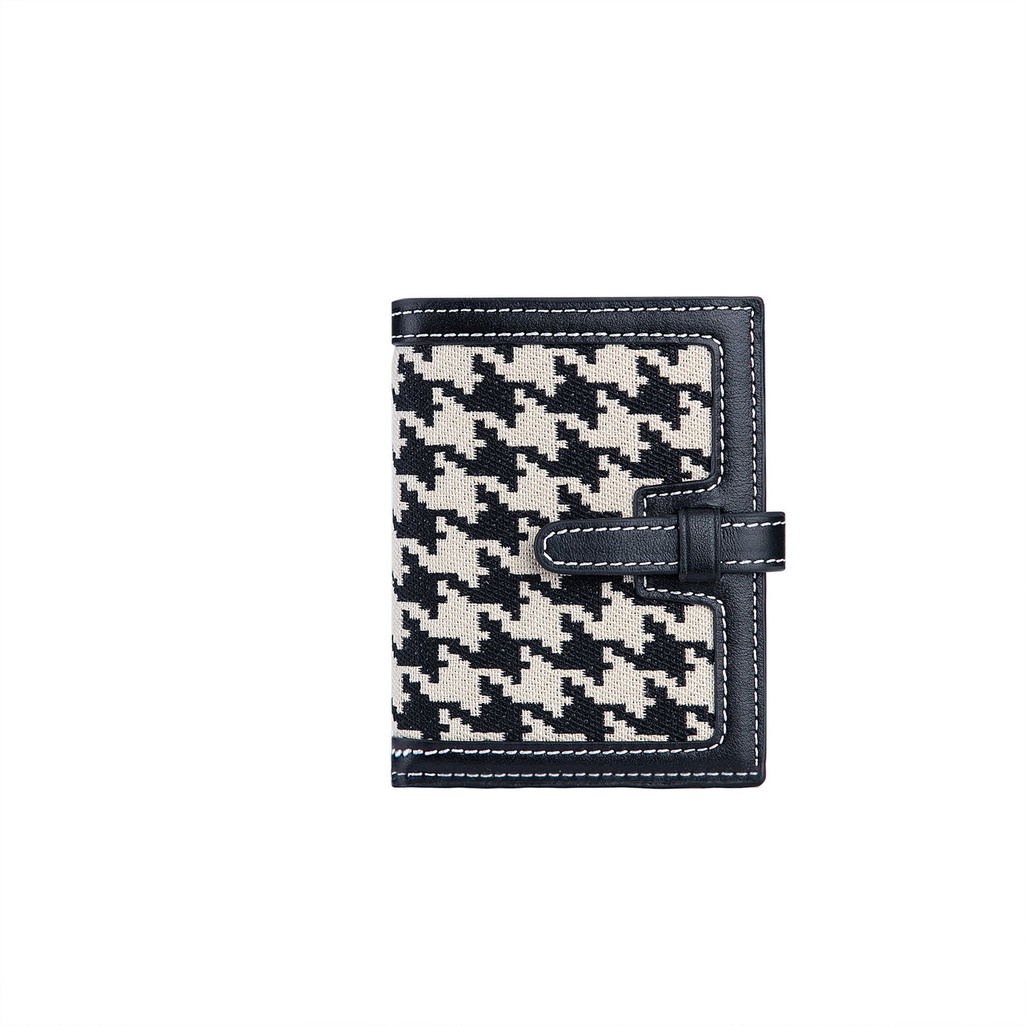 Women's First Layer Cowhide Short Textured Folding Ladies Wallets