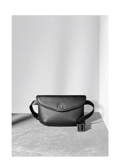 Layer Cowhide Niche Retro Saddle Poor Waist Packs