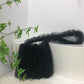 Women's French Style Cake Lace Pleated Layer Yarn Solid Color Crossbody Bags