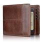 Men's First Layer Short Carbon Fiber Cowhide Men's Wallets
