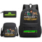 Hot Game My World Creeper Pencil Backpacks
