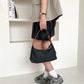 Women's Style Stitching Denim High Sense Niche Shoulder Bags