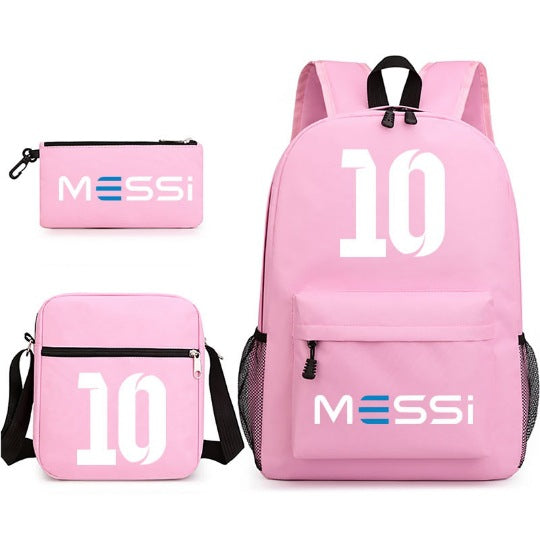 Durable Leo Massey Peripheral Printed Pencil Middle School Students' Schoolbags