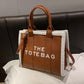 Lamb Wool Fashion Large Portable Lady's Handbags
