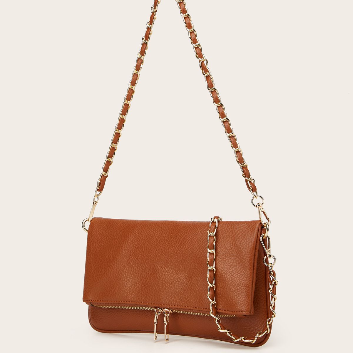 Women's Lychee Pattern Underarm Chain Fashion High-grade Crossbody Bags